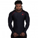 Hayden Compression Longsleeve, black/red, Gorilla Wear