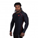 Hayden Compression Longsleeve, black/red, Gorilla Wear