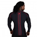 Hayden Compression Longsleeve, black/red, Gorilla Wear