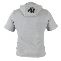 Boston Short Sleeve Hoodie, grå, Gorilla Wear