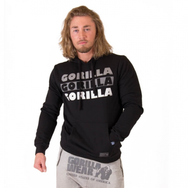 Kolla in Ohio Hoodie, black, Gorilla Wear hos SportGymButiken.se