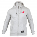 Classic Zipped Hoodie, grey, Gorilla Wear