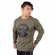 Bloomington Crewneck Sweatshirt, army green, Gorilla Wear