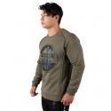 Bloomington Crewneck Sweatshirt, army green, Gorilla Wear