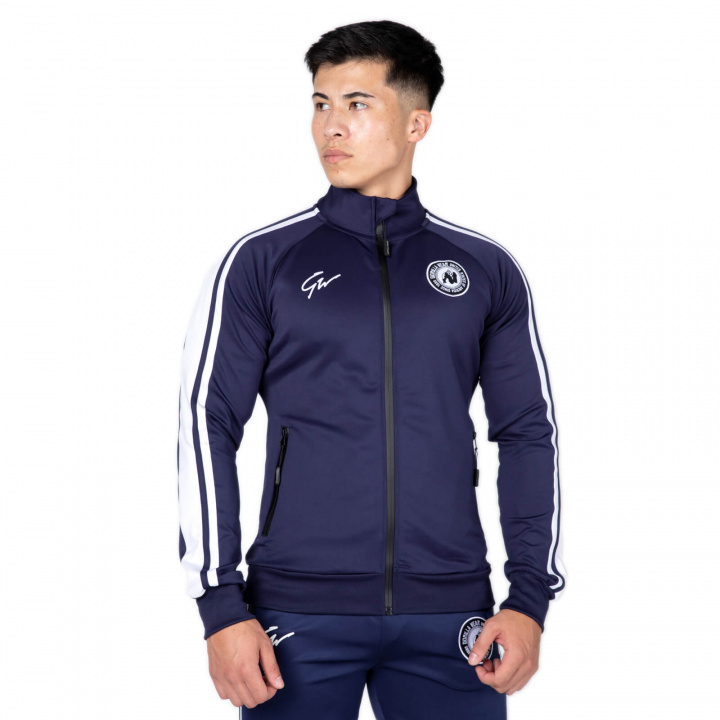 Kolla Stratford Track Jacket, navy, Gorilla Wear hos SportGymButiken.se