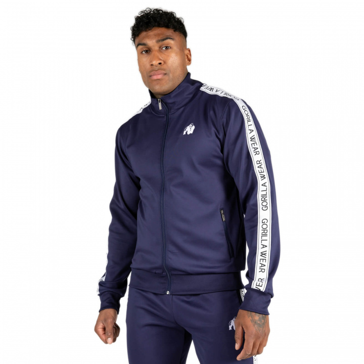 Kolla Delaware Track Jacket, navy, Gorilla Wear hos SportGymButiken.se