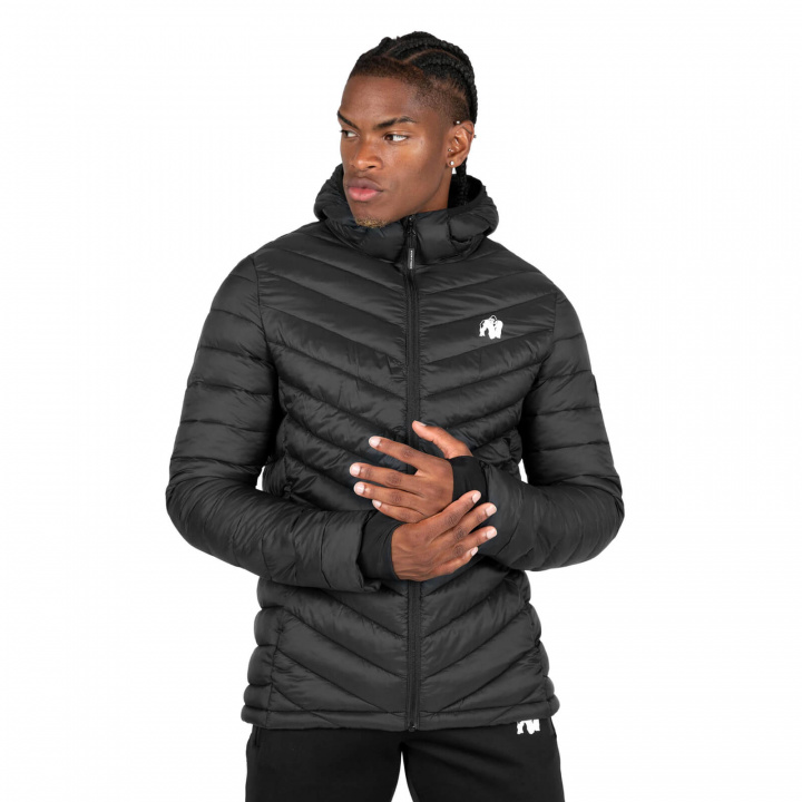 Kolla Osborn Puffer Jacket, black, Gorilla Wear hos SportGymButiken.se