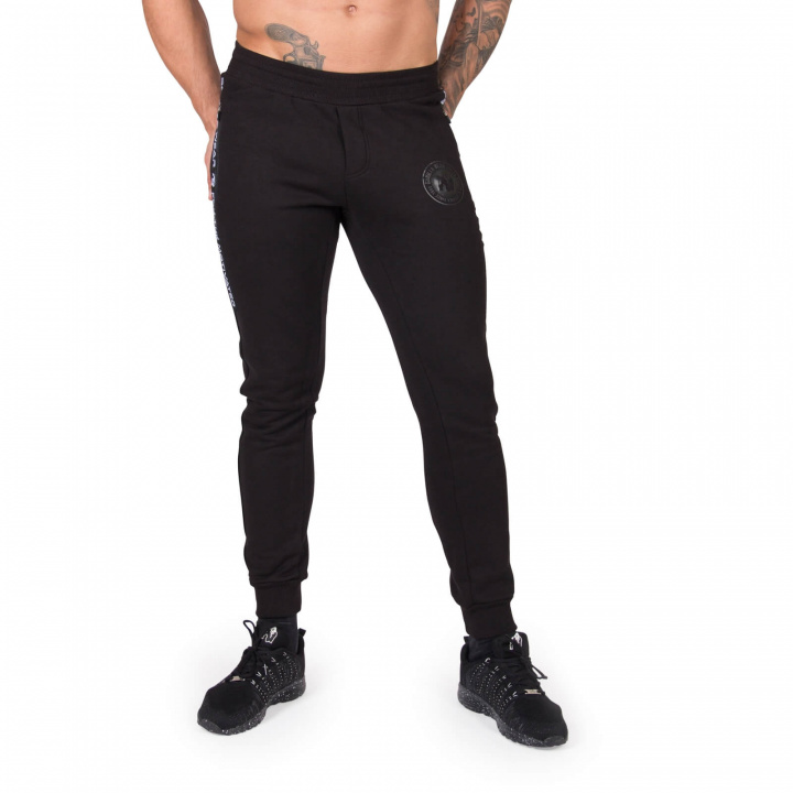 Kolla in Saint Thomas Sweatpants, black, Gorilla Wear hos SportGymButiken.se