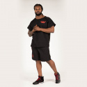 Augustine Old School Shorts, black/red, Gorilla Wear