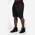 Mercury Mesh Shorts, black/red, Gorilla Wear