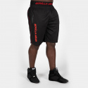 Mercury Mesh Shorts, black/red, Gorilla Wear