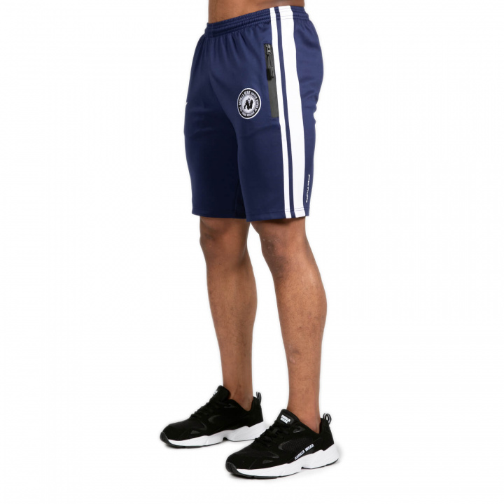 Kolla Stratford Track Shorts, navy, Gorilla Wear hos SportGymButiken.se