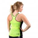 Marianna Tank Top, black/neon lime, Gorilla Wear