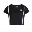 Columbia Crop Top, black/white, Gorilla Wear