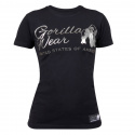 Luka T-shirt, black/silver, Gorilla Wear