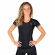 Köp Carlin Compression Short Sleeve Top, black/grey, Gorilla Wear hos SportGymBu