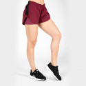 Salina 2-In-1 Shorts, burgundy red, Gorilla Wear