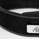 4 Inch Powerlifting Lever Belt, black, Gorilla Wear