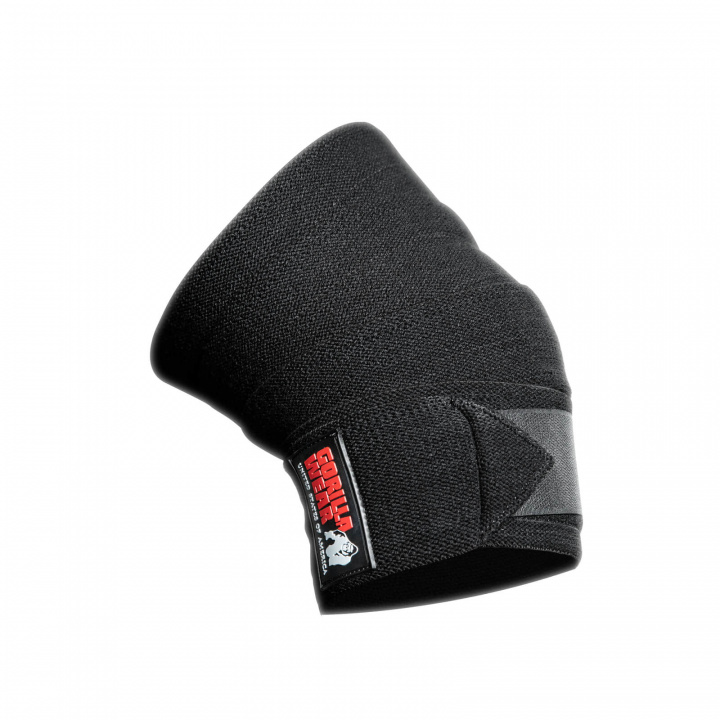 Kolla in Knee Wraps, black, 2 m, Gorilla Wear hos SportGymButiken.se