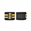 Knee Wraps, black/gold, 2.5 m, Gorilla Wear