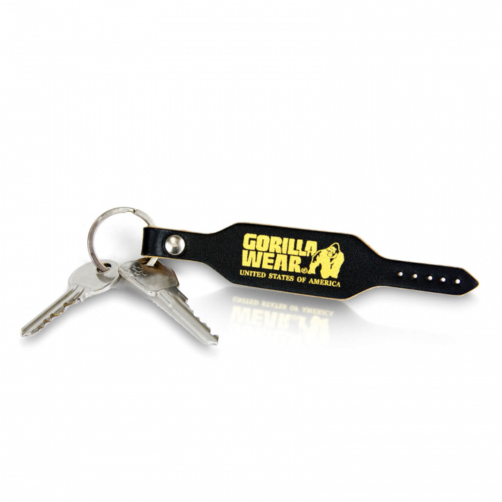 Kolla GW Keychain, black/gold, Gorilla Wear hos SportGymButiken.se