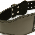 4 Inch Padded Leather Belt, army green, Gorilla Wear