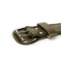 4 Inch Padded Leather Belt, army green, Gorilla Wear