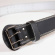 4 Inch Padded Leather Belt, black, Gorilla Wear