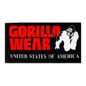 Functional Gym Towel, black/red, Gorilla Wear