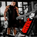 Functional Gym Towel, black/red, Gorilla Wear