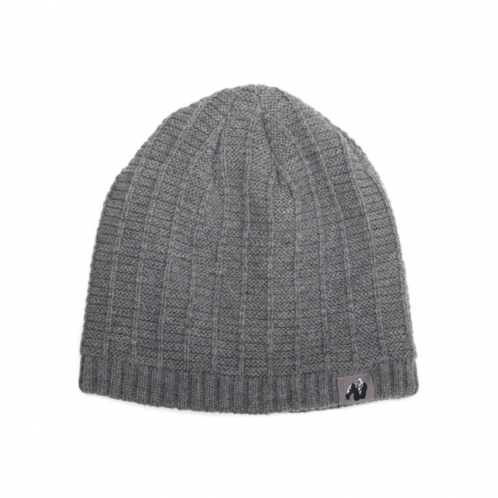 Kolla in Norman Beanie, grey, Gorilla Wear hos SportGymButiken.se