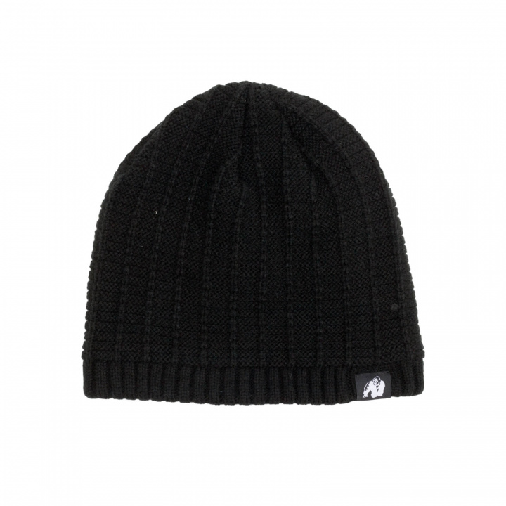 Kolla in Norman Beanie, black, Gorilla Wear hos SportGymButiken.se