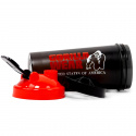 Shaker XXL 1000 ml, black/red, Gorilla Wear