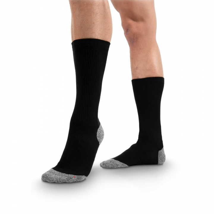 Kolla Performance Crew Socks, black, Gorilla Wear hos SportGymButiken.se