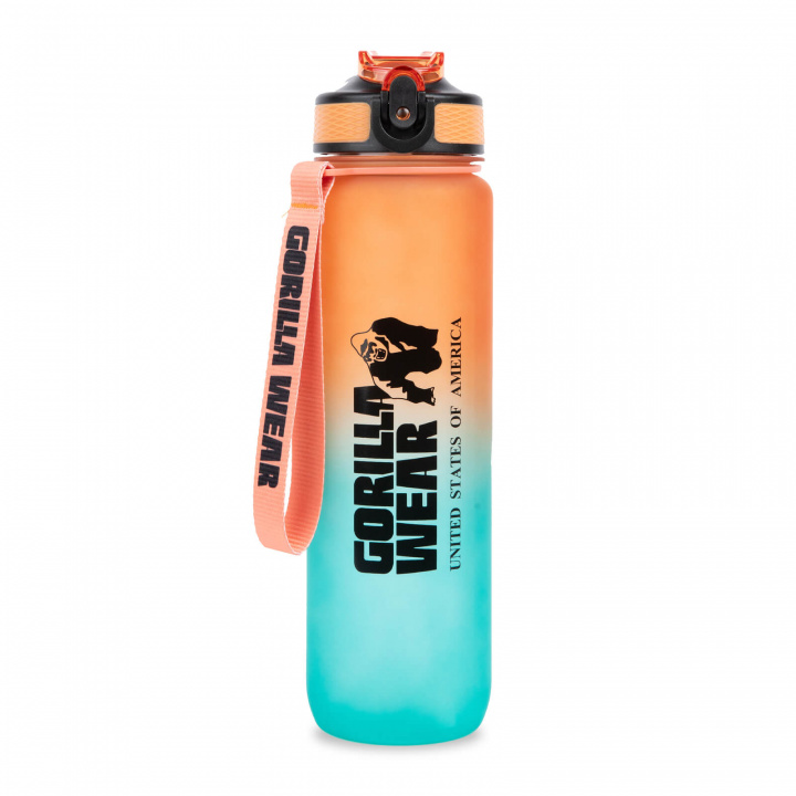 Gradient Water Bottle 1000 ml, green/orange i gruppen Sport & Fitness / Träningstillbehör / Vattenflaskor & Shakers hos Sportgymbutiken.se (GW-99221-188)
