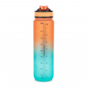 Gradient Water Bottle 1000 ml, green/orange