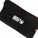 Zip Pocket Gym Towel, black