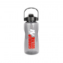 Water Bottle With Sleeve 2 L, black, Gorilla Wear