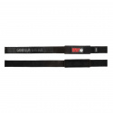 Padded Silicone Lifting Straps, black