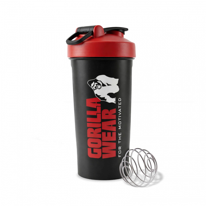 XXL Power Shaker 1000 ml, black/red i gruppen Sport & Fitness / Träningstillbehör / Vattenflaskor & Shakers hos Sportgymbutiken.se (GW-99263-905)