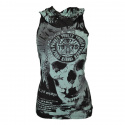 Indian Skull Hood Tank, black, Yakuza