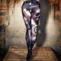 Lost City Tights, black/white, Yakuza