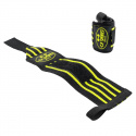 Wrist Wraps, 30 cm, black/yellow