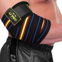 Elbow Wraps Pro, black/blue/red/yellow, C.P. Sports