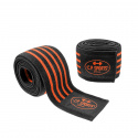 Knee Wraps, black/orange, 2 m, C.P. Sports