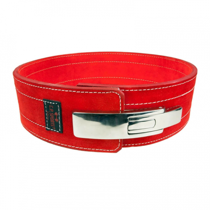 Kolla in Powerlifting Lever Belt, red, C.P. Sports hos SportGymButiken.se