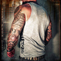 Logo Tanktop, grey melange, Yakuza