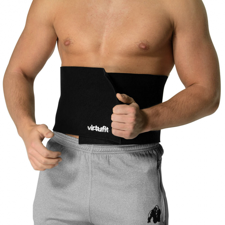 Kolla in Waist Trimming Belt, black, VirtuFit hos SportGymButiken.se