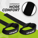 Padded Lifting Straps, black, VirtuFit