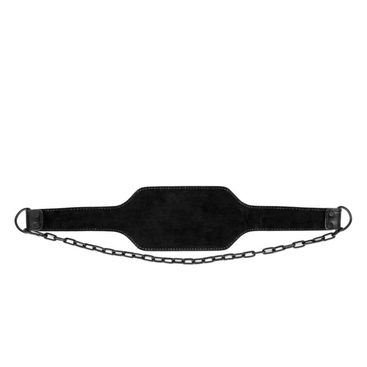 Dip Belt Pro Leather, black, VirtuFit i gruppen Sport & Fitness / Träningstillbehör / Bälten hos Sportgymbutiken.se (GW-VF09011)